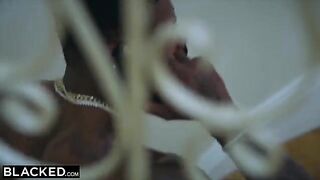 Ivy Wolfe, sexy blonde, experiences intense interracial sex for the first time
