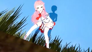 Hentai Flare Arlgrande gets fucked and sucks for the first time (POV)