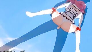 Hentai Flare Arlgrande gets fucked and sucks for the first time (POV)