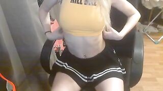 Schoolgirl fucked hard by her boyfriend in a steamy session