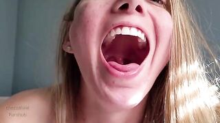 A tour of my mouth, where you can see my tongue and more