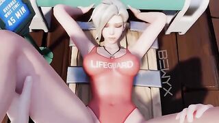Mercy Average Time Part 2 Missionary POV from Overwatch - Cartoons - HD Porn