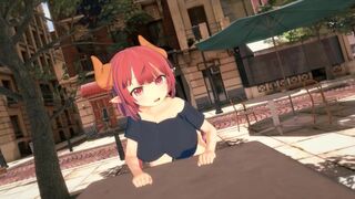 Kobayashi and Iruru enjoy a date with a special someone