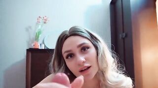 Stepmom, in stockings, seduces her stepson with skillful moves