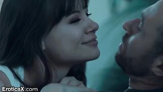 The cute couple fucked sensually in the kitchen, a scene straight out of an EroticaX masterpiece