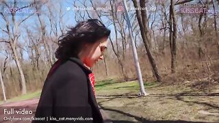 Public Agent picked up a Russian student for outdoor fun in nature