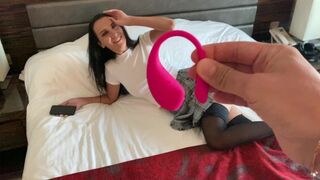 My boyfriend controls my orgasm with the Lovense Lush 3, it's crazy!