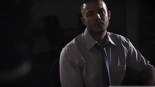 Shady reporter fucked Evelyn Claire in the office for exposing him