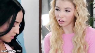 A girl has a hard sex with her best friend, whom she has a crush on, in college