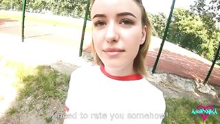 Girl is fucking with a teacher to get a good mark for sex