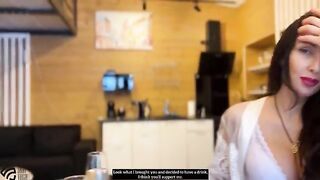 A couple has sex, and the girl finishes with a shaking orgasm and gets cum inside