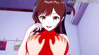 Rent a Girlfriend Chizuru Mizuhara gets fucked hard - Hentai