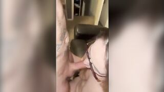 A hot tattoo girl got banged by my wife while I was at work
