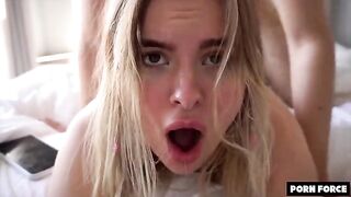 College slut Miradavid gets her brains fucked out
