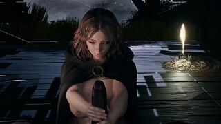 Blonde Melina fucked hard and creampied in an intense Elden Ring animation