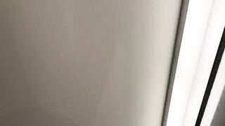 A hot chick is fucking with assistant in the fitting room of a clothing store