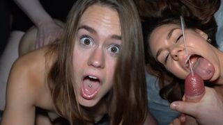 Skinny teen Leria Glow gets fucked hard by a dick without mercy
