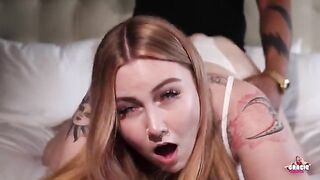 PAWG Gracie Squirts gets her beaver hole full of BBC