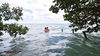 Amazing sex in the blue lagoon with an erotic twist