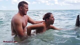 Amazing sex in the blue lagoon with an erotic twist