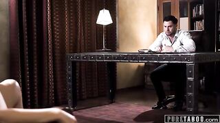 Sex Addict Charlotte Sins Convincing Her Sex Therapist to Cheat in Pure Taboo Scene