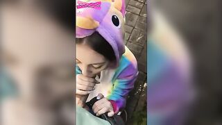 A prank with a girl running naked on April 1st - SolaZola