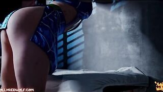 Jolyne Cujoh gets busted for jerking off, a steamy scene by MollyRedWolf