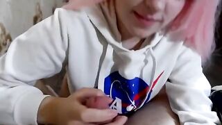The cute girl was reading when she was interrupted
