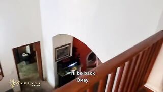 Conversation about sex with her stepbrother and his wife, Mariana Martix gets fucked