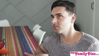 Alyx Star gets a double dose of cock in this scene