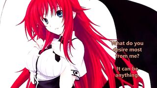 Rias greets her new servant - animated smut JOI