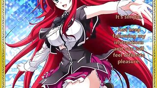 Rias greets her new servant - animated smut JOI
