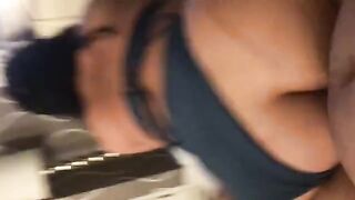 Asian mom with a big ass gets fucked by a big dick in Miami