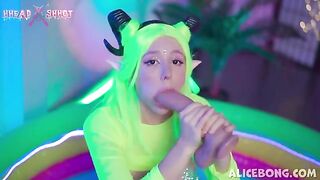 I cum all over my body after using wet pussy dildo and anal toy