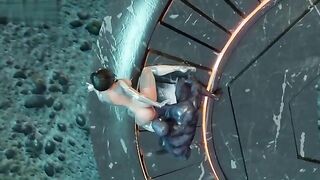 Hot 3D Hentai with Angelita in an intense action