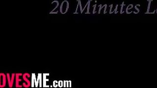 The petite vixen surprises her stepbrother with an incredible blowjob