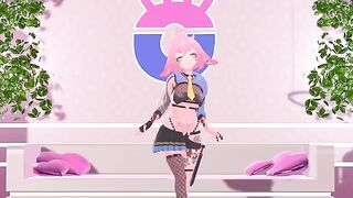 VTUBER guy fucks the hole of his waifu’s cunt
