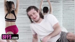 A yoga perv fucks his yoga instructor and classmates during a session
