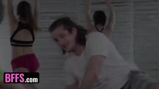 A yoga perv fucks his yoga instructor and classmates during a session