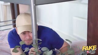 A guy caught his GF cheating, fucked her hard in the hostel