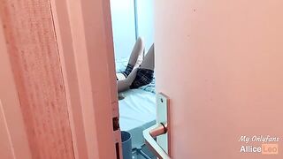 I watch my half-sister as she masturbates then I offered her my cock and she accepted!