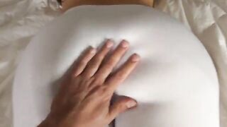 Pervert stepbrother fucked his stepsister with a big Latina ass