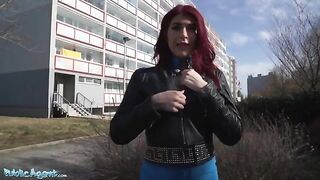 Redhead tourist gets fucked by Public Agent in hotel
