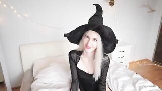 A guy came to a naughty witch for Halloween fun