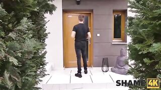 Accidental sex with a gorgeous neighbor, courtesy of Shame4K