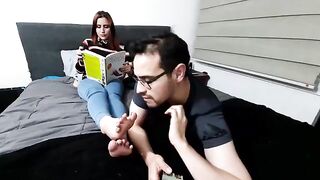 My guys have a secret foot fetish, they love feet and they worship them