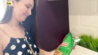 A stepson is consoled by his sexy stepmom in a private moment