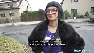 Candy Scott gets her pussy full of cock in public for cash