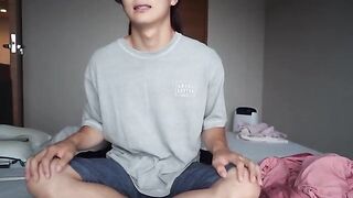The hottest bitch gives the guy a Femdom Facesitting handjob while doggy style