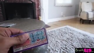 Bratty step-sis gets demanding with her stepbrother’s impressive size